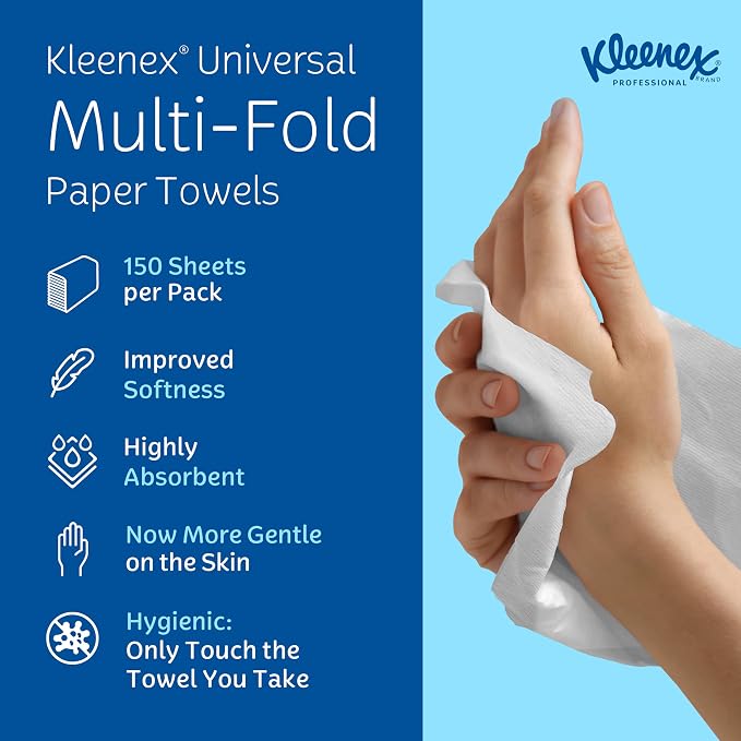 Kleenex Professional Universal Multifold Paper Towels, Absorbency Pockets - Image 10