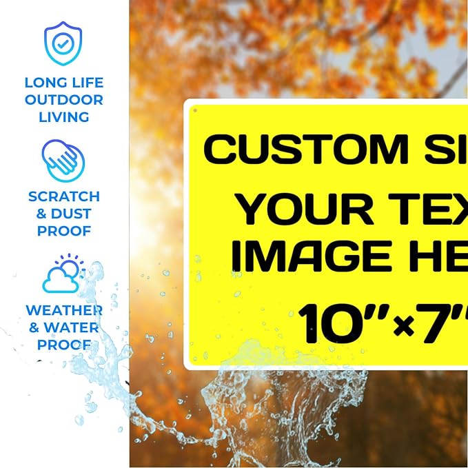Personalized Aluminum Weatherproof Metal Signs - Image 4