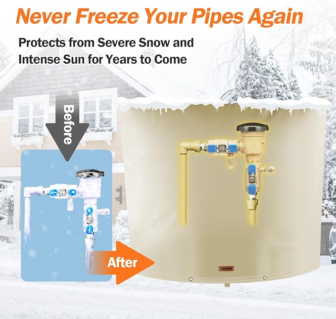 TOHONFOO Backflow Preventer Pipe Insulation Cover - Image 3