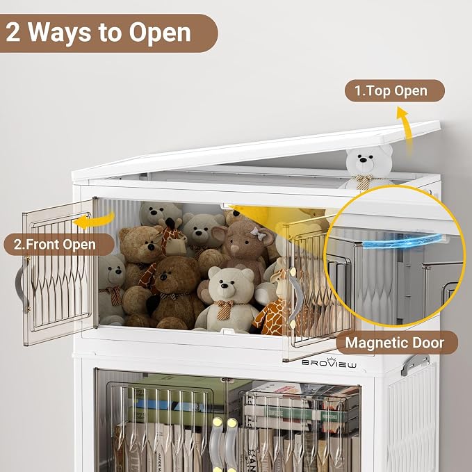 BROVIEW 240Qt Stackable Storage Bins - Image 3