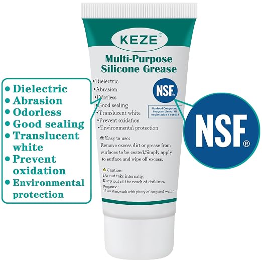 KEZE Silicone Grease Tube PTFE Synthetic Lubricant Sliding Door Grease - Image 3