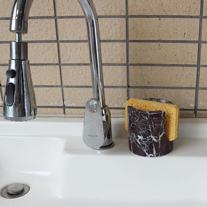 Natural Travertine Sponge Holder - Image 4
