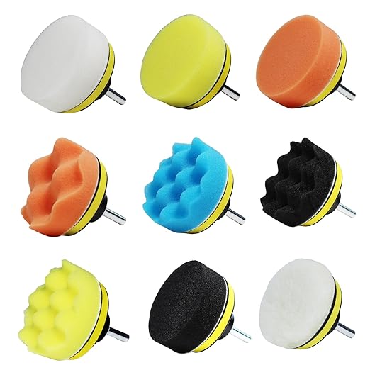 Car Polishing Buffing Kit 3Inch Drill Buffing Pad Buffing Pads, Wool Pads - Image 6