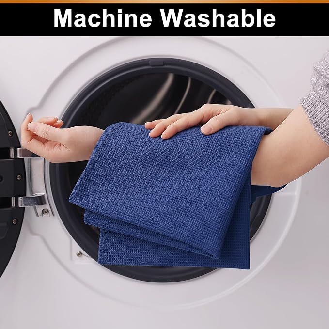Homaxy 100% Cotton Waffle Weave Kitchen Towels - Image 4