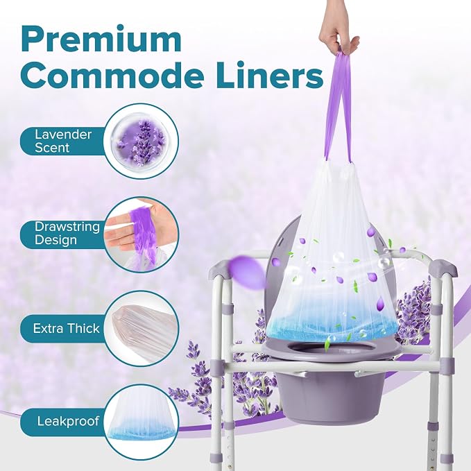 Maliton Bedside Commode Liners - Image 4