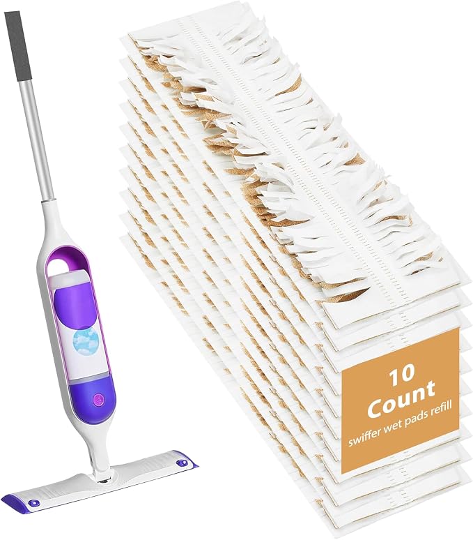 10 Pack Disposable Power Mop Pads Refilles - Image 8