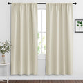 RYB HOME Curtains for Bedroom 72 inches Long, W 34 x L 72, 2 Panels by RYBHOME