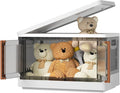 HAIXIN Storage Bins with Lids, Collapsible and Stackable Storage Bins, Plastic by HAIXIN