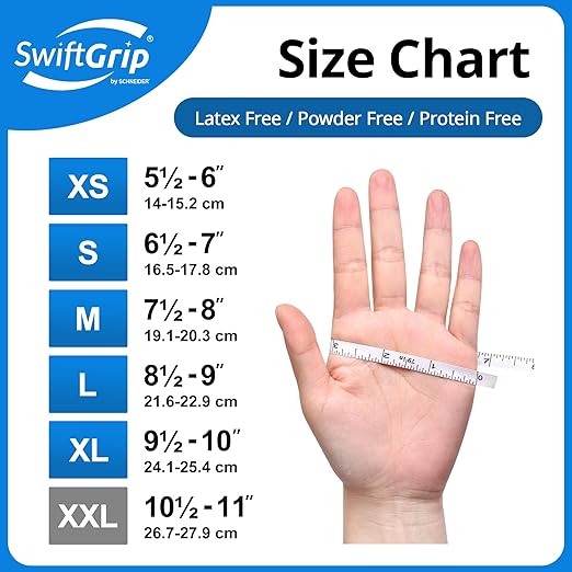 Nitrile Disposable Exam Gloves, Powder Free, Non-Sterile, 1000-ct Case - Image 7