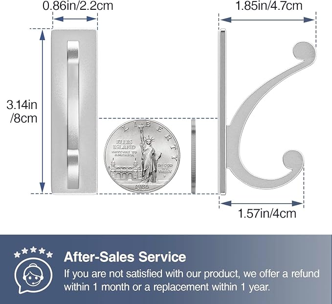 8-Pack Adhesive Wall Hook for Towel/Coat - Image 3