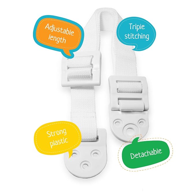 Boxiki Kids Adjustable Anti-Tip Furniture Anchors - Image 6