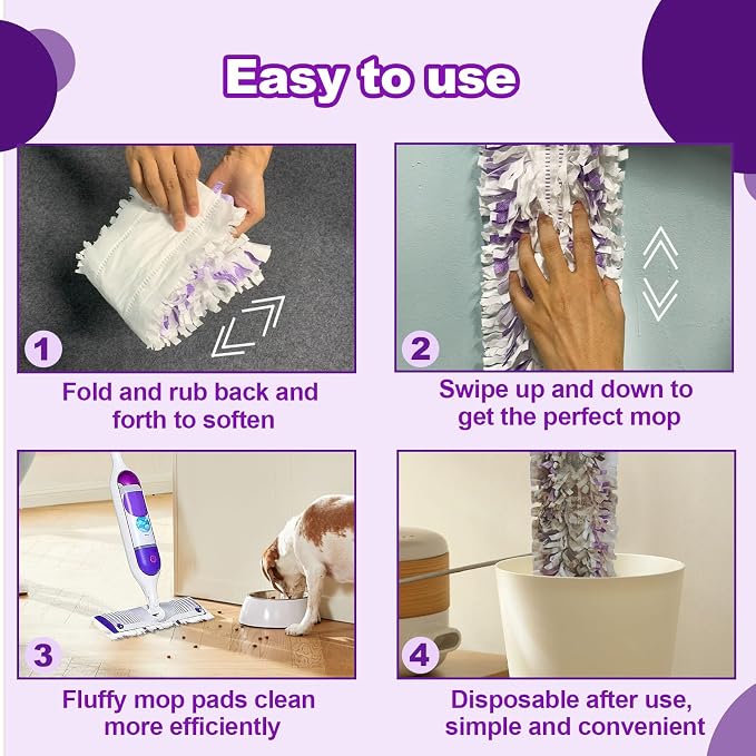 20 Count Disposable mop Pads Refills Compatible - Image 4