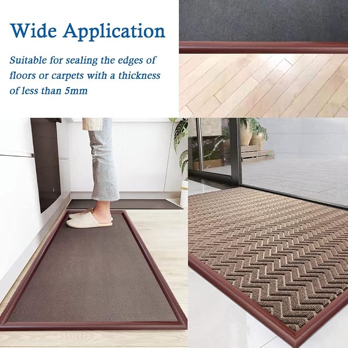 Floor Transition Strip Self Adhesive Carpet & Flooring Transitions Edging Trim - Image 7