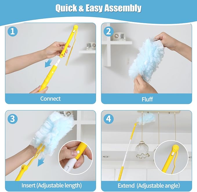 60 Count 360° Heavy Duty Duster Refills Compatible - Image 6