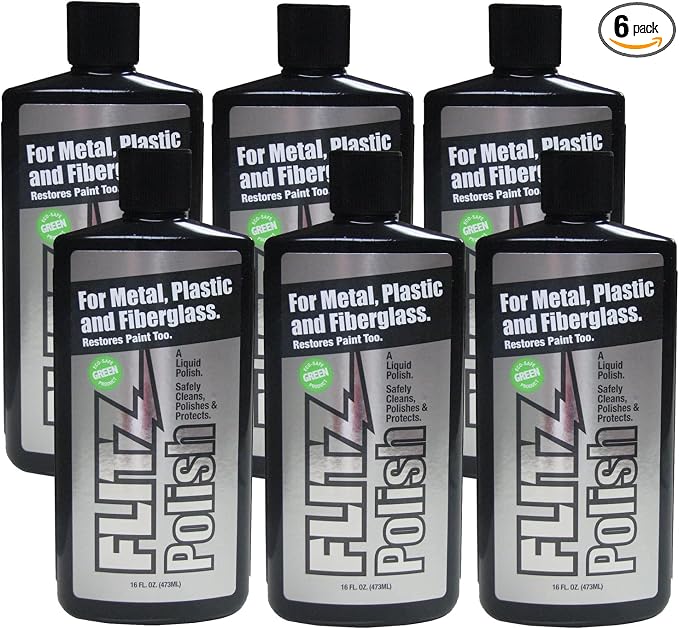 Flitz Multi Purpose Metal Polish Liquid - 16oz Bottle of USA-Made Tarnish by FlitzInternationalLTD