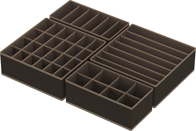 Simple Houseware 4-Pack Drawer Organizer Set - Image 2