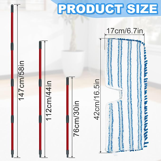 Microfiber Mops for Floor Cleaning, Flat Mop - Image 3