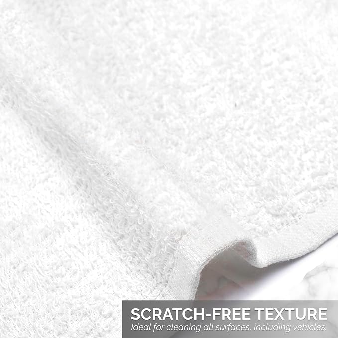 Terry Bar Mop Towels Size 14"x17" – Absorbent and Durable, Cotton Cleaning - Image 3