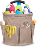 Qivine 17L Cleaning Caddy with Handle, Cleaning Supply Caddy Foldable Cleaning by Qivine
