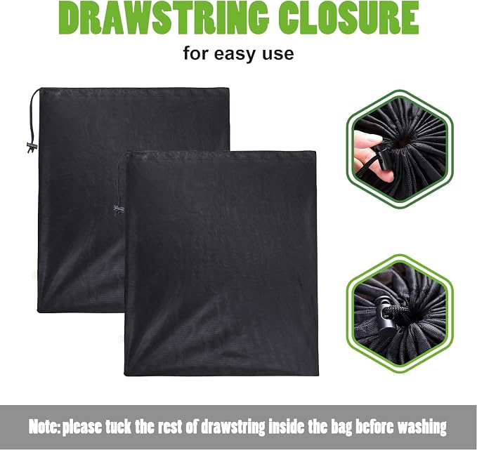 OTraki 2 Pack Large Laundry Bags 24 x 35 inch Mesh Washing Bag - Image 4