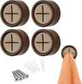 S&T INC. Round Adhesive Push Towel Hooks by STINC