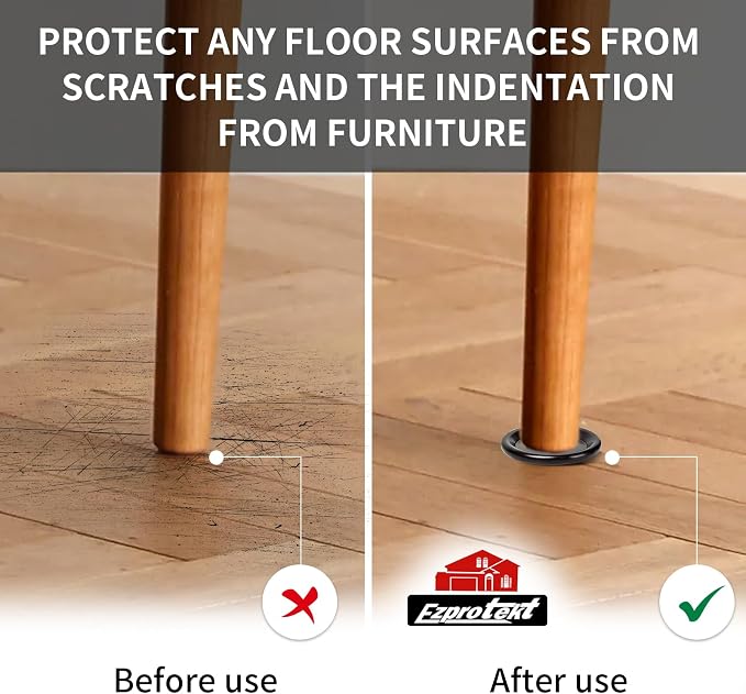 Ezprotekt 4 inch Round Non Slip Furniture Pads - Image 6