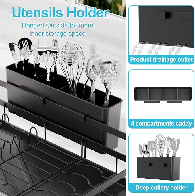 Dish Drying Rack for Kitchen Counter - Image 5