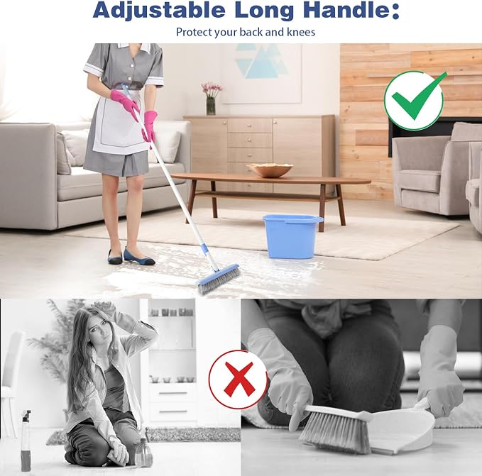 Floor Scrub Brush and V-Shape Grout Brush - Image 7