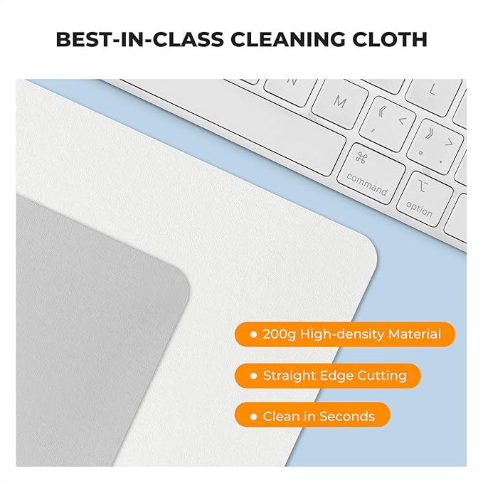 K&F CONCEPT 2 Pack Lens Cleaning Cloth | Microfiber Cleaning Cloth | Glasses - Image 3