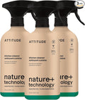 ATTITUDE Kitchen Cleaner Spray, Natural Origin Ingredients, EWG Verified by ATTITUDE