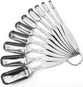 FANGSUN Stainless Steel Narrow Measuring Spoons, Heavy Duty Metal Measuring by FANGSUN