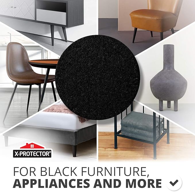 X-Protector Black Felt Furniture Pads - Image 3