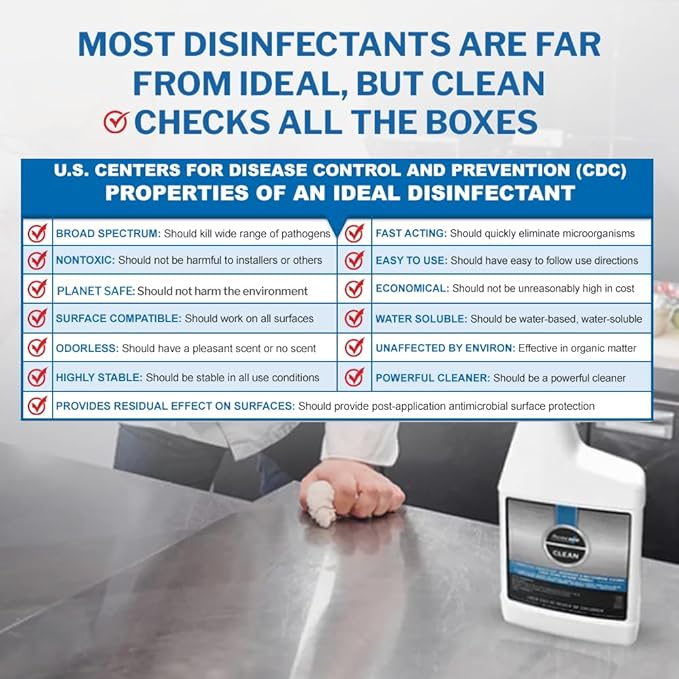 PermaSafe CLEAN, All-Purpose Hospital Disinfectant Cleaner; No Rinse, Soft & - Image 4