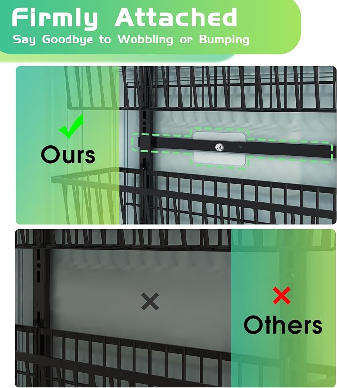 Over The Door Pantry Organizer, Pantry Organization and Storage, 6-Tier Deep - Image 3