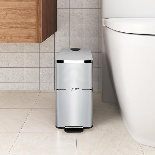 Stainless Steel Small Trash Can - Image 3