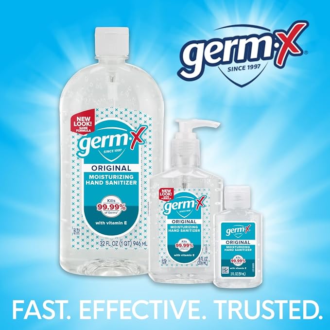 Germ-X Original Hand Sanitizer, Back to School Supplies, Non-Drying - Image 8
