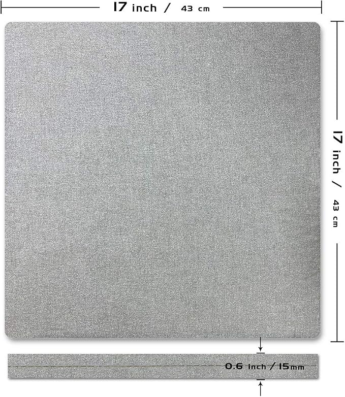 ReArt Heat Press Mat 17" x 17" for Cricut Easypress Both Sides Applicable - Image 2