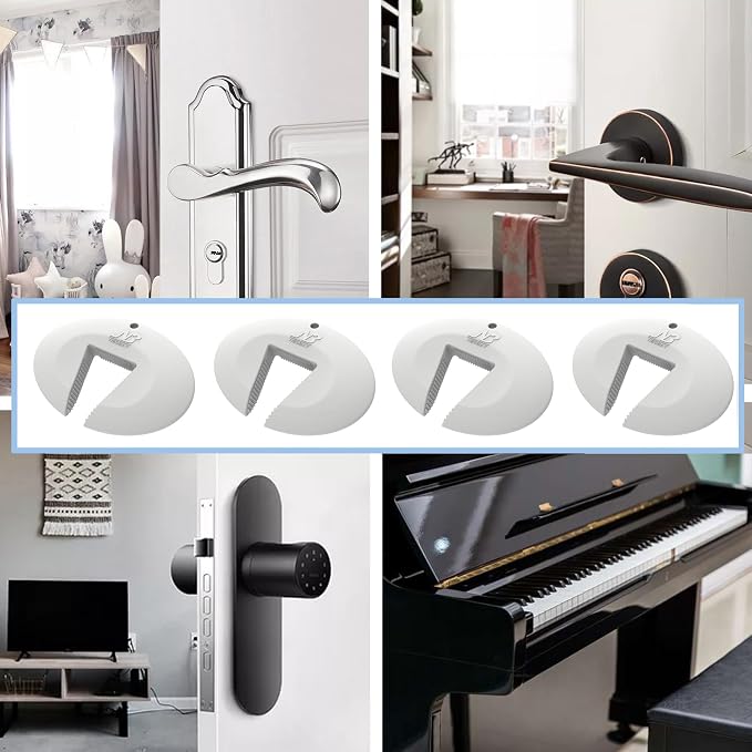 Door Pinch Guard and Door Slam Stopper, Durable Silicone Door Finger Pinch Guard - Image 7