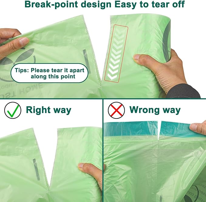 13 Gallon, Compostable Trash Bags - Image 5