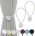 Magnetic Curtain Tiebacks - 12mm Magnetic Tie Backs by SLIFEOW