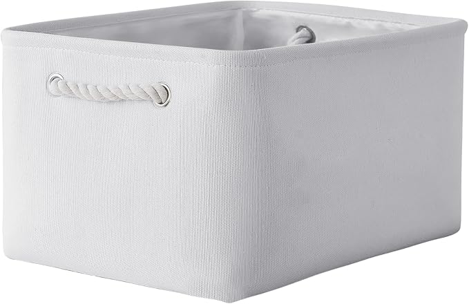 TheWarmHome Fabric Storage Bin, Large 1 Pack 15.7L*11.8W*8.3H Storage Basket by TheWarmHome