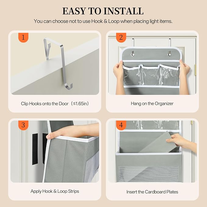 LAMU 6-Tier Over The Door Organizer, Swing - Image 8