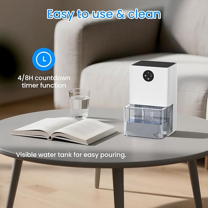 Dehumidifier, 50 OZ Small Dehumidifiers - Image 7
