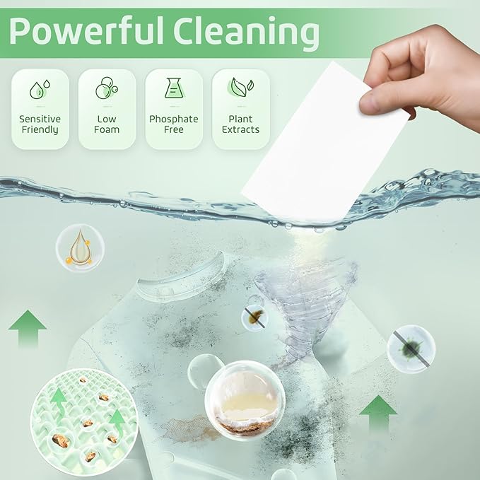 Poesie Laundry Detergent Sheets 3 Pack 480 Count 240 Loads Laundry Detergent - Image 4