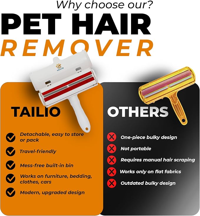 Pet Hair Remover and Reusable Lint Roller – Durable Cat and Dog Hair Remover - Image 4