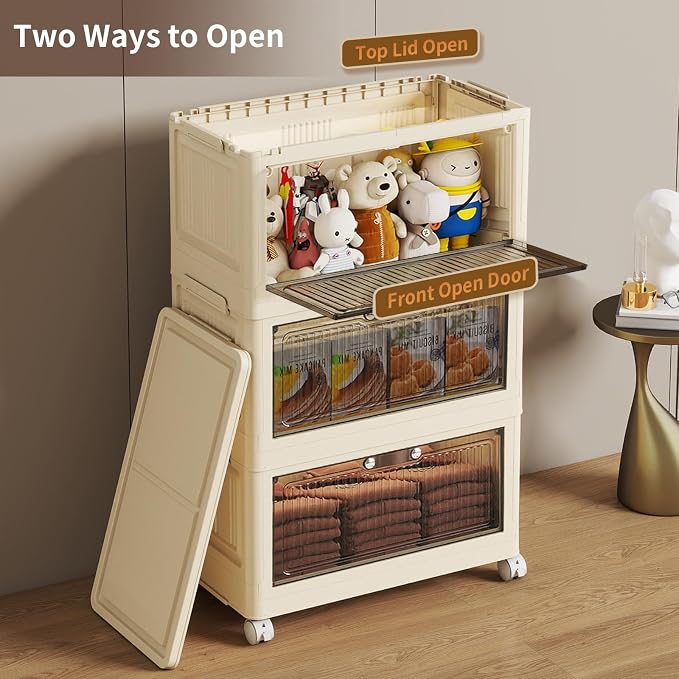 3 Tier - 48QT Storage Bins - Image 5