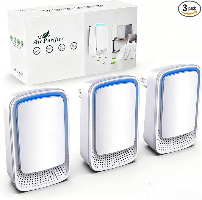 Air Ionizers for Home, Negative Ion Generator, Quiet Air Freshener for Bedroom by JOSTART