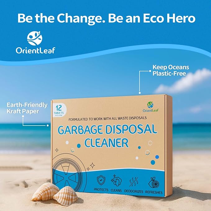 Garbage Disposal Cleaner and Deodorizer Tablets 20g 1 Year Supply Sink Cleaner - Image 7