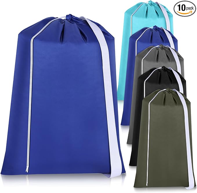 10 Pcs Nylon Extra Large Laundry Bag by SilTriangle