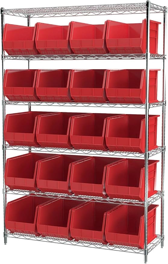 Akro-Mils 30260 AkroBins Plastic Storage Bins, Space-Saving Stackable Bins - Image 5